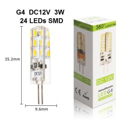 Λάμπα LED G4 Silicone 12V 3W-6W